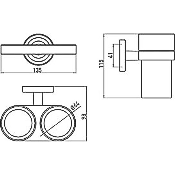 Стакан Emco Polo 0725 001 00, фото 2