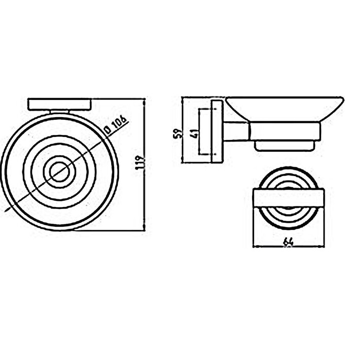 Мильниця Emco Polo 0730 001 00, фото , изображение 2
