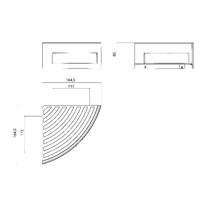 Мильниця-сітка підвісна кутова Emco 3545 001 21, фото , изображение 2