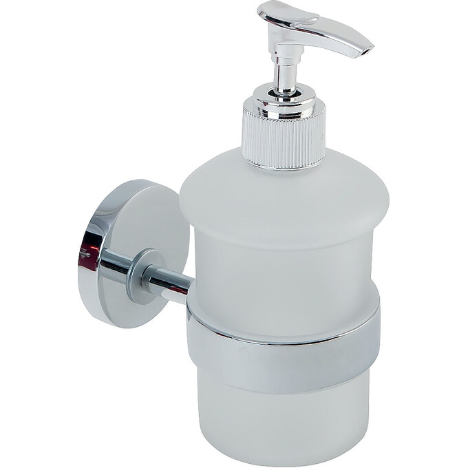 Дозатор для рідкого мила Ferro Cascata Chrome M04 (настінний), фото 
