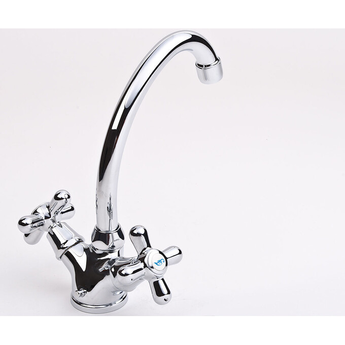 Змішувач для умивальника Ferro Retro Chrome XR2, фото , изображение 4