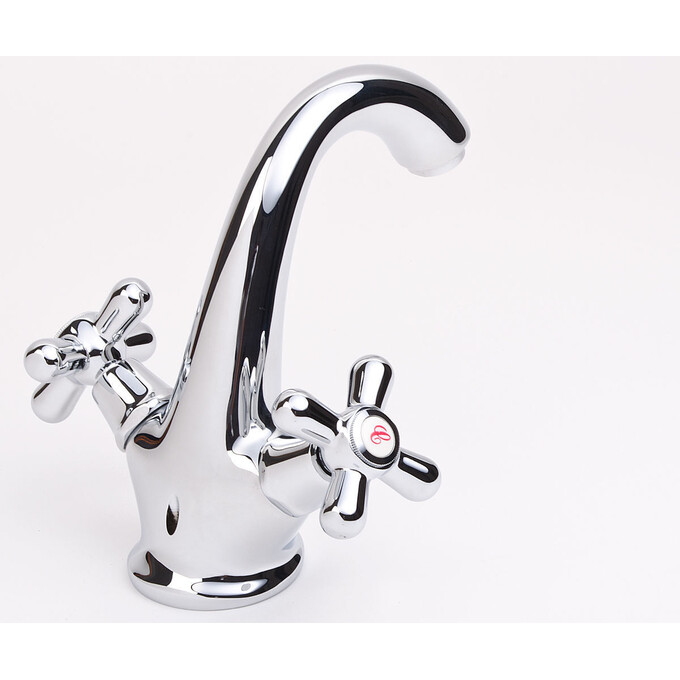 Змішувач для умивальника Ferro Retro New Chrome XD2, фото , изображение 5