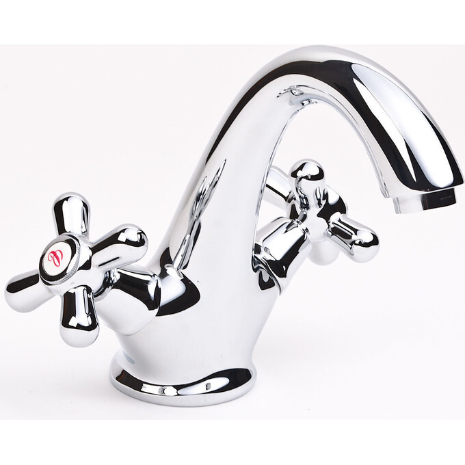 Змішувач для умивальника Ferro Retro New Chrome XD2, фото , изображение 7