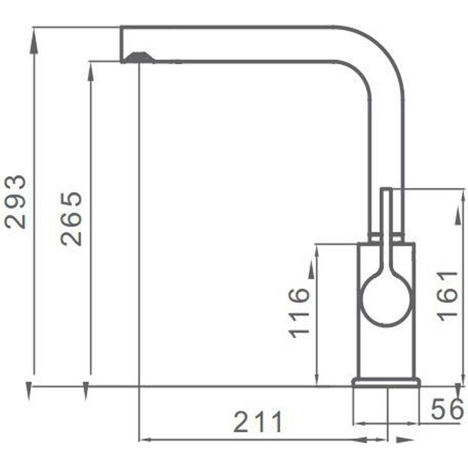 Смеситель для кухни Grb 990910, фото 2