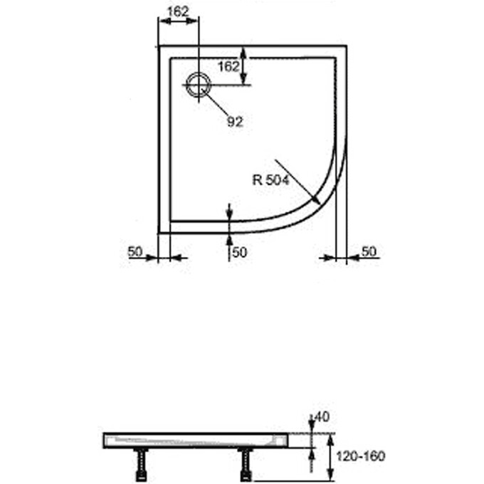 Душовий піддон Huppe Purano 202150.055, фото , изображение 2