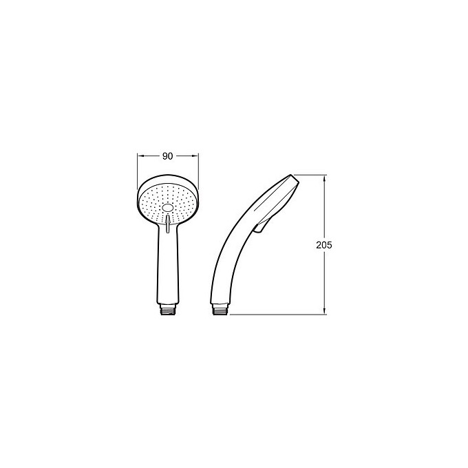 Душевая лейка Jacob Delafon Citrus E12902-CP, фото 2