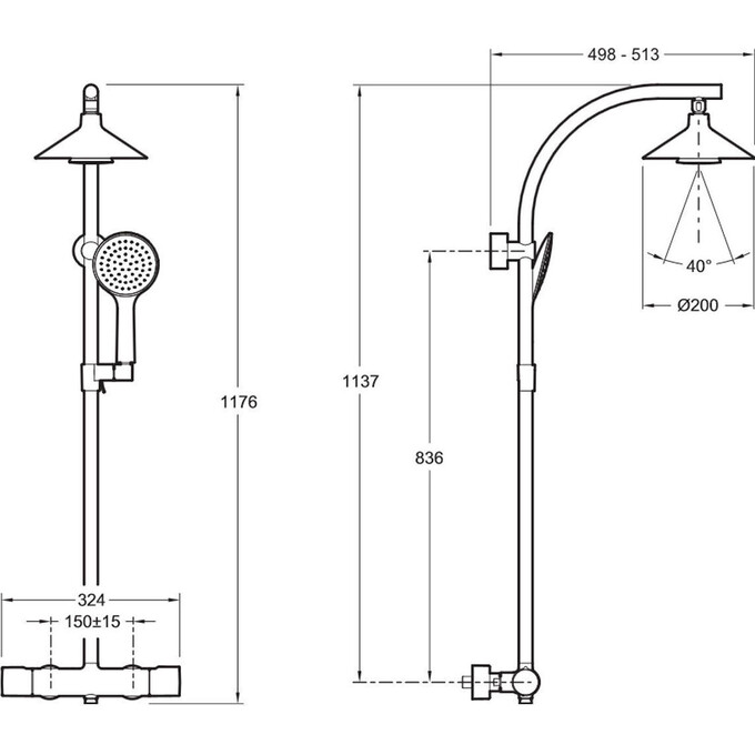 Душевая система Jacob Delafon E5799-CP, фото 2