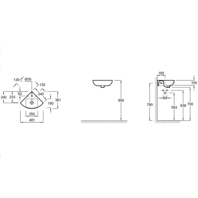 Раковина в ванную Jacob Delafon Odeon Up E4733-00, фото 2