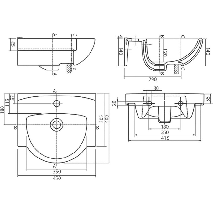 Раковина для ванной Kolo Freja L72945000, фото 2
