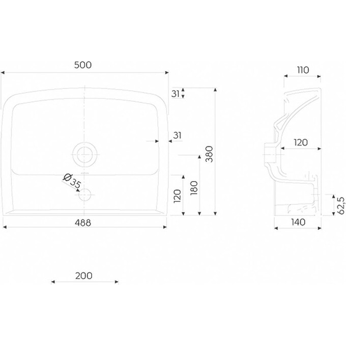 Раковина Kolo Rekord K91952000, фото 5