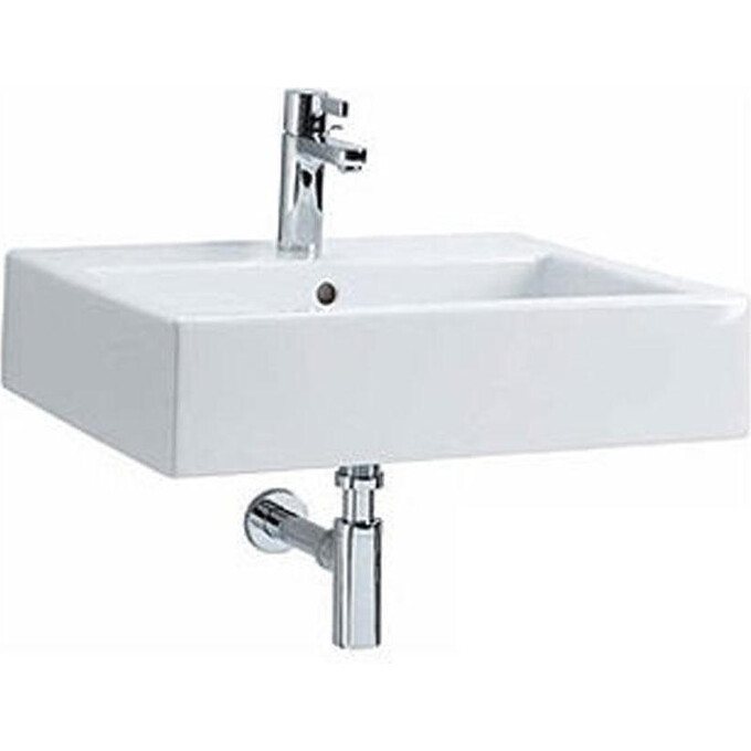 Умывальник с прямоугольной раковиной 60 см, с отверстием, c переливом Kolo Twins L51160000, фото 