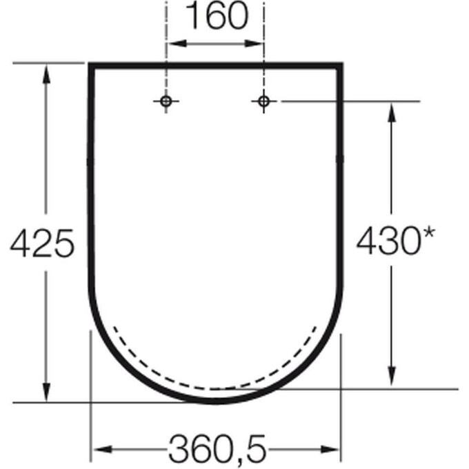 Сиденье для унитаза Roca Dama Senso A801512004, фото 2