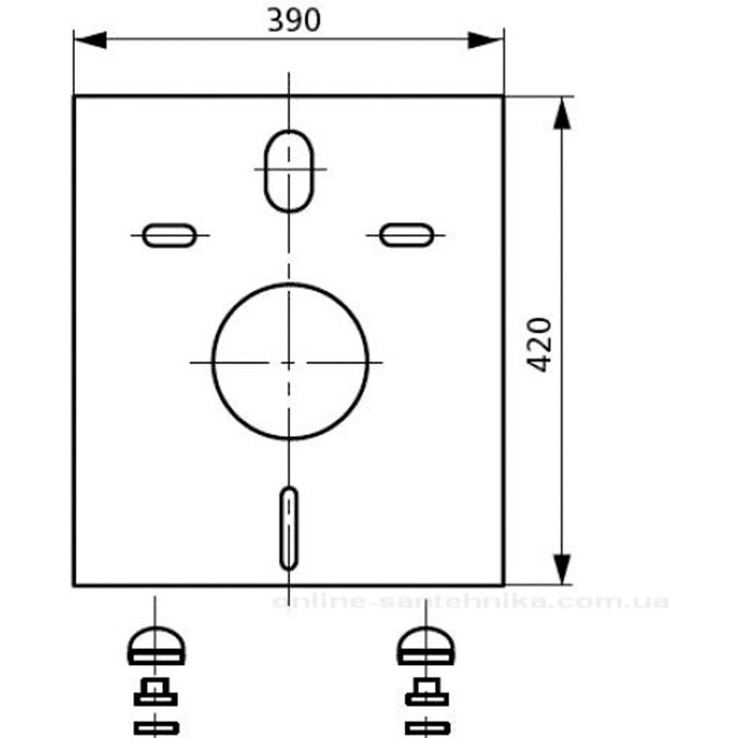 Прокладка звукоизоляционная Sanit 16.002.00.0000, фото 2