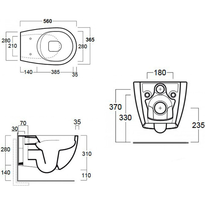 Унитаз подвесной Simas Vignoni VI18/F85, фото 2