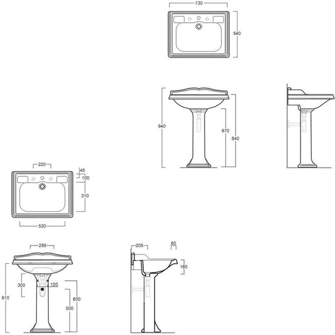 Подвесная раковина Simas AR834, фото 2