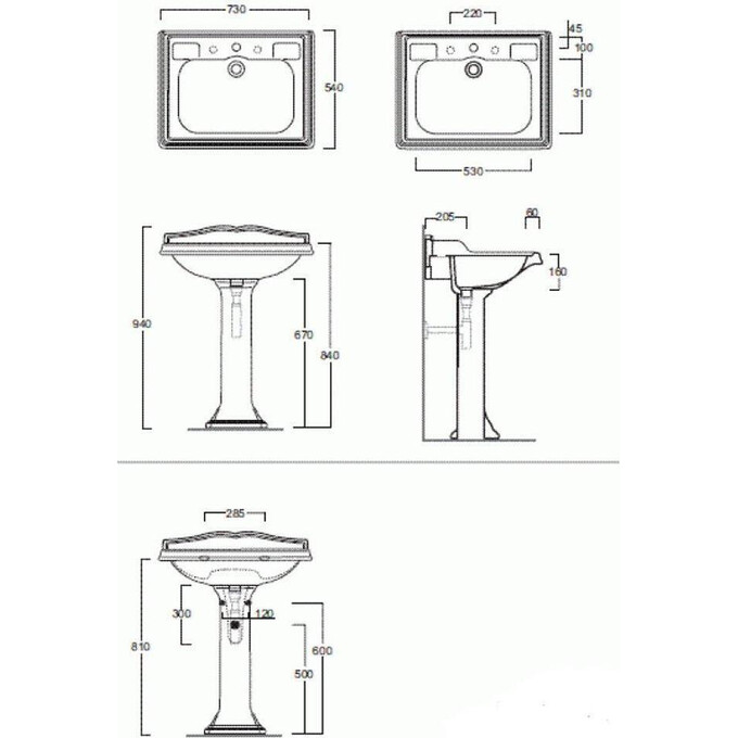 Пьедестал для раковины Simas AR805, фото 2