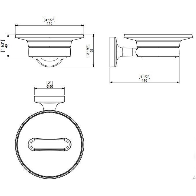 Мыльница настенная Sonia E-Plus 124558, фото 2