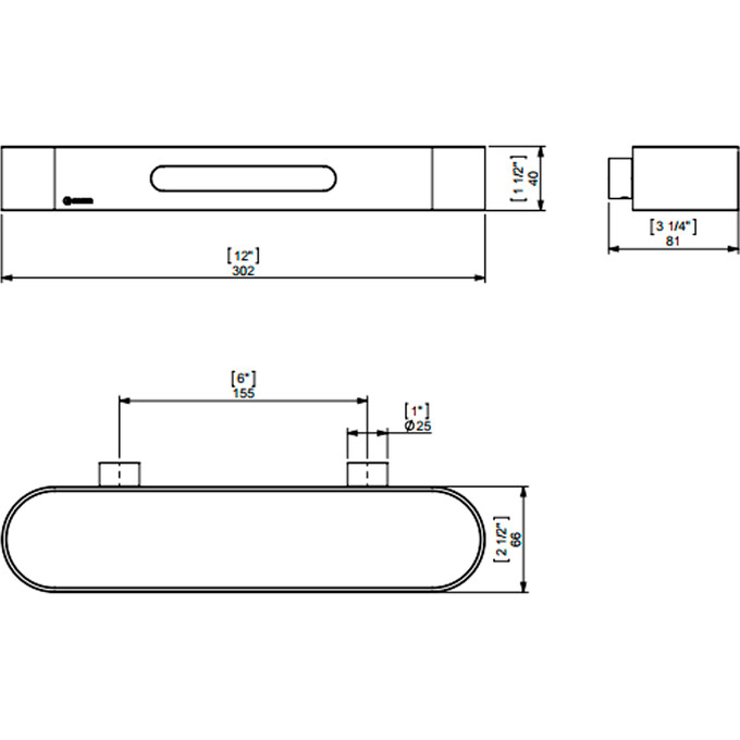 Держатель для полотенца, 300 мм Sonia S5 152995, фото 2