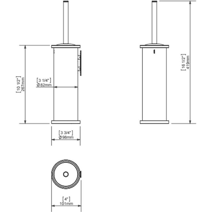 Ершик туалетный Sonia Tecno Project 117017, фото 2