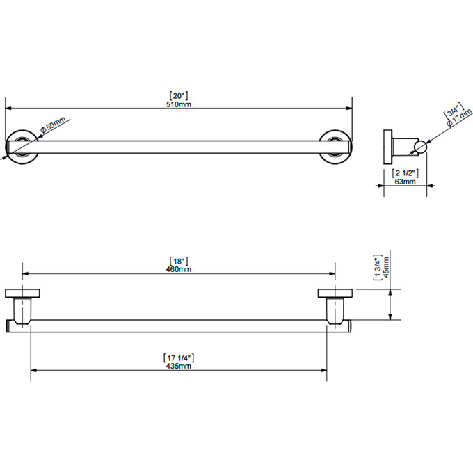 Полотенцедержатель Sonia Tecno Project 116805, фото 2