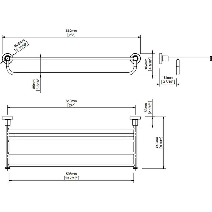 Полка для полотенец Sonia 117024, фото 2