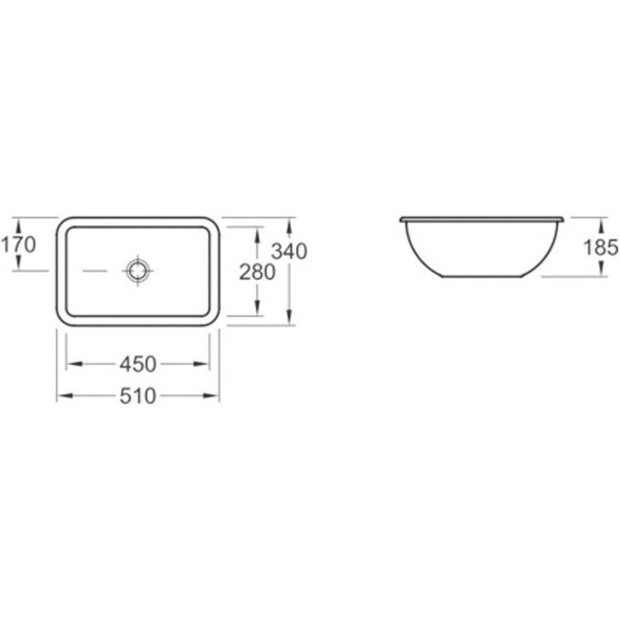 Врізний умивальник Villeroy & Boch Loop & Friends 61631001, фото , изображение 2