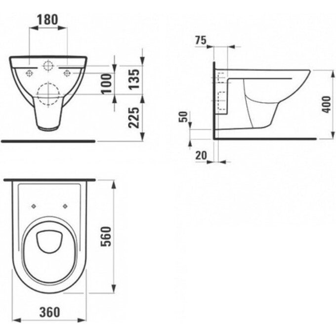 Унитаз Laufen Pro H8209500000001, фото 4