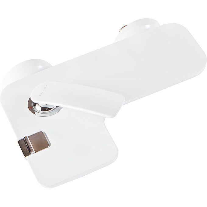 Смеситель для ванны Kludi Balance 524459175 (белый, с полочкой), фото 