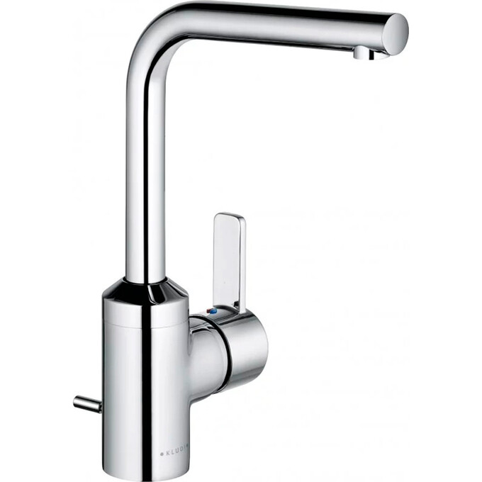 Змішувач для умивальника Kludi Zenta 382940575 (високий, з донним клапаном), фото 