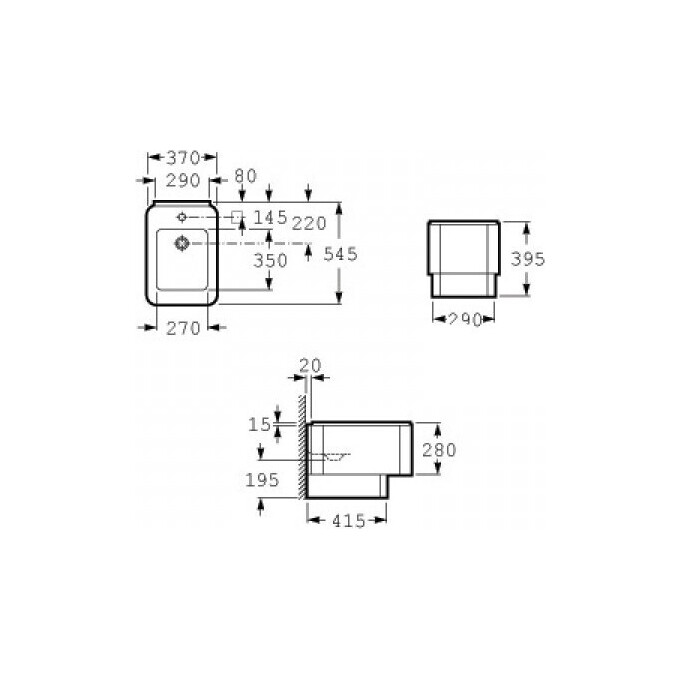 Підлогове біде Roca Element A357577000, фото , изображение 4
