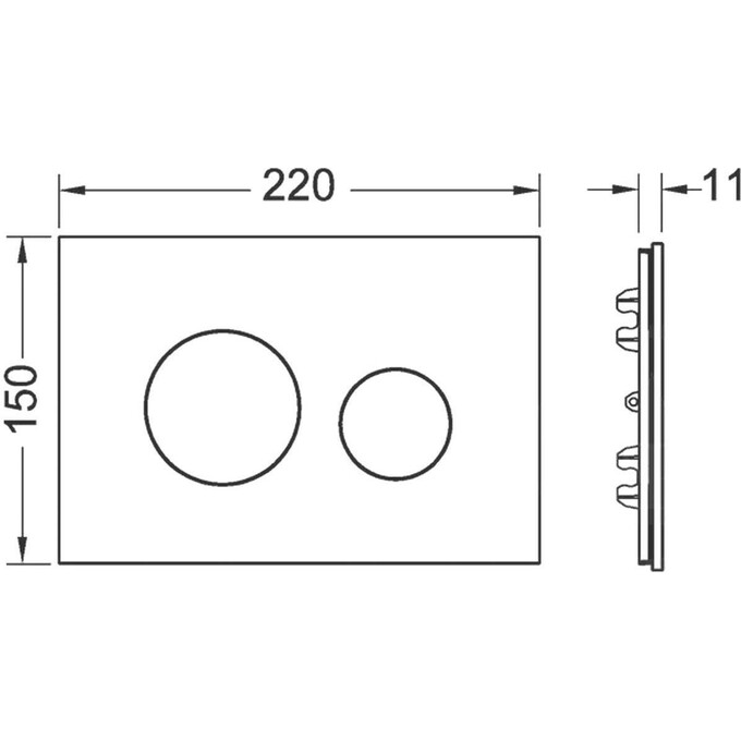 Панель для змиву Tece Loop Modular 9240675, фото , изображение 2