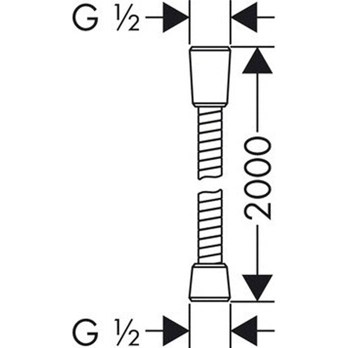 Шланг для ручного душа Hansgrohe 28167000, фото 2