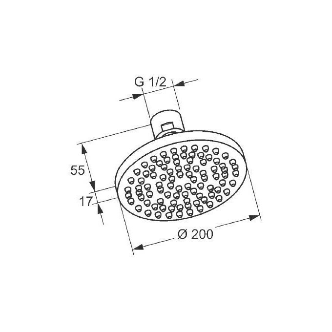 Лейка для верхнего душа Kludi A-Qa 665200500, фото 2