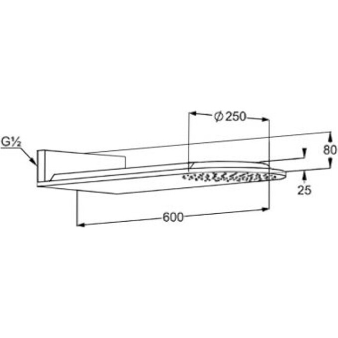 Верхний душ Kludi A-Qa 648700500, фото 2