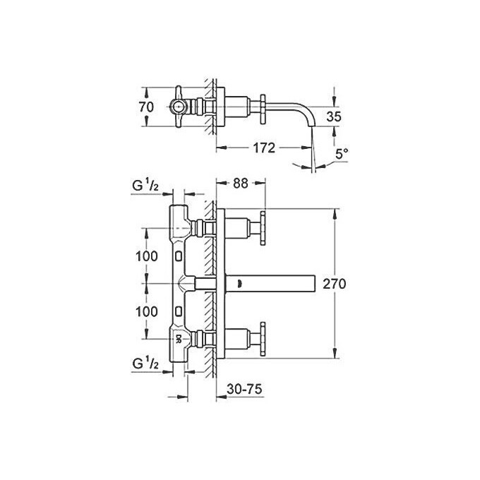 Змішувач для раковини Grohe Allure 20144000, фото , изображение 3