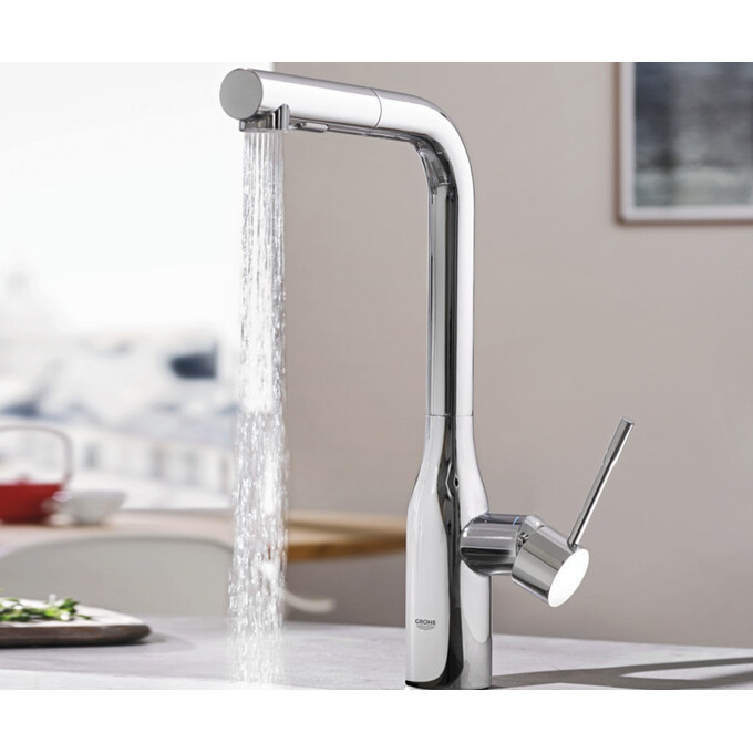 Змішувач для кухні Grohe Essence 30270000, Колір виробника: хром, фото , изображение 4