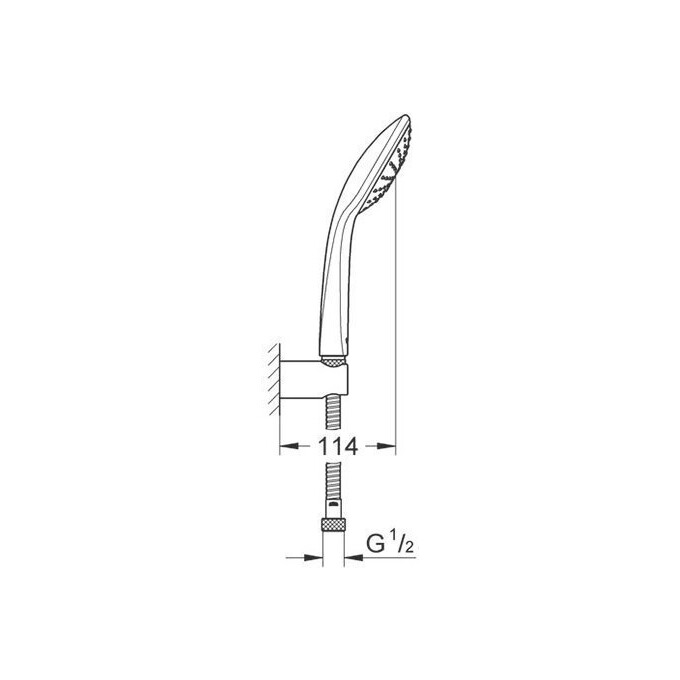Душовий комплект з монолійкою Grohe Euphoria 27354000, фото , изображение 2