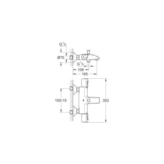 Термостат Grohe Grohtherm 34155000, фото , изображение 3