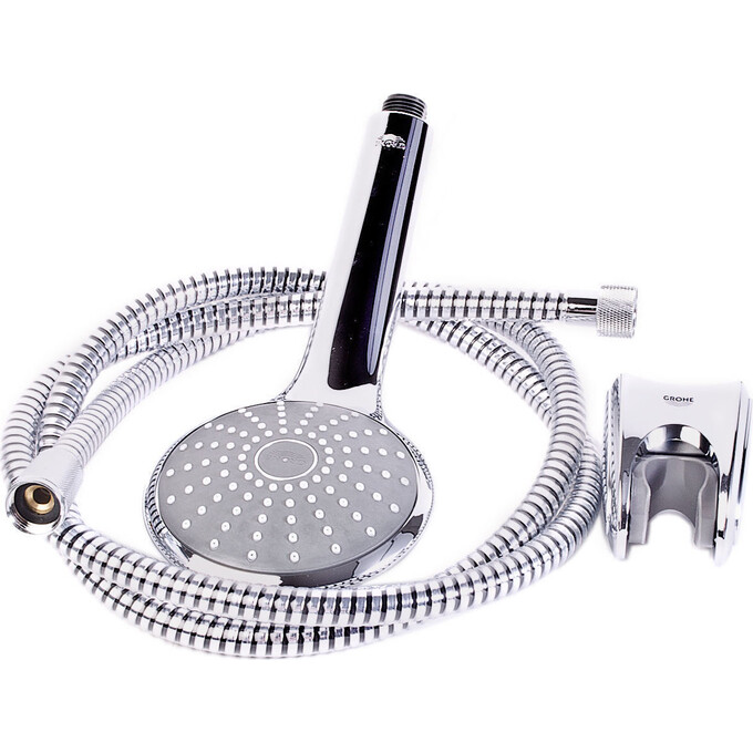 Лейка для душа Grohe QuickFix Vitalio Joy 110 Mono 27324000 (однорежимная, с шлангом и держателем), фото 4