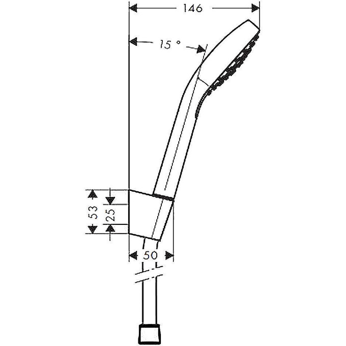 Душевой гарнитур Hansgrohe Croma 26424400, фото 2