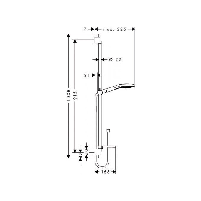 Душевой гарнитур Hansgrohe Raindance 26621400, фото 2