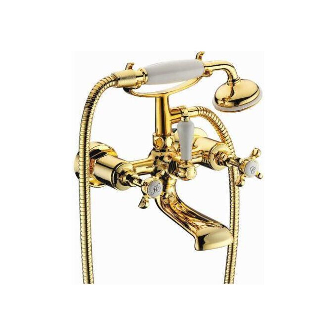 Смеситель для ванны Imprese Cuthna 10280 zlato-n, фото 