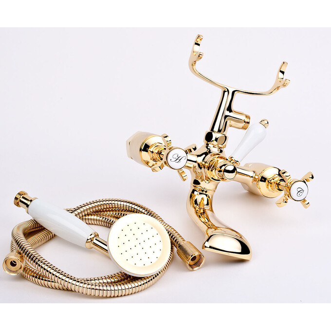 Смеситель для ванны Imprese Cuthna 10280 zlato-n, фото 4