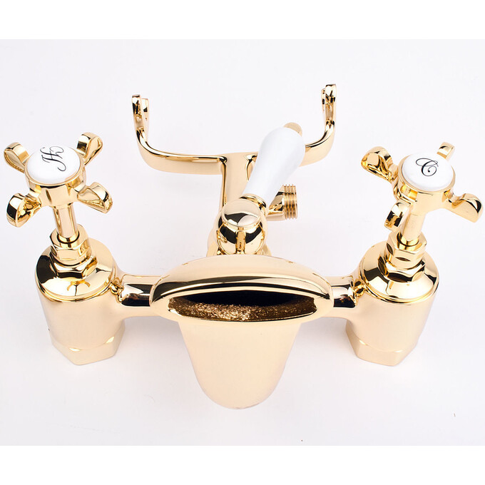 Смеситель для ванны Imprese Cuthna 10280 zlato-n, фото 5