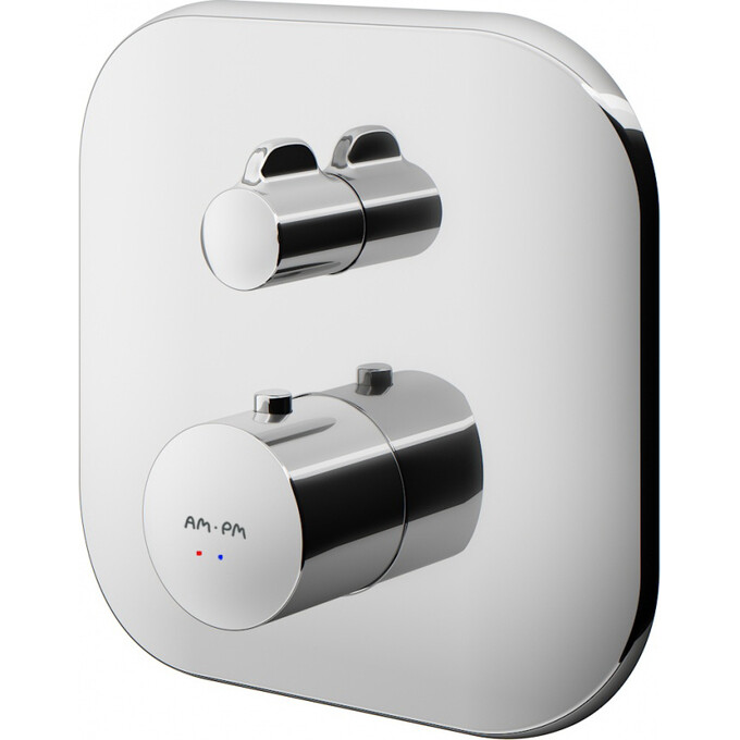 Внешняя часть термостатического смесителя для ванны Am.Pm Sensation F3085500, фото 