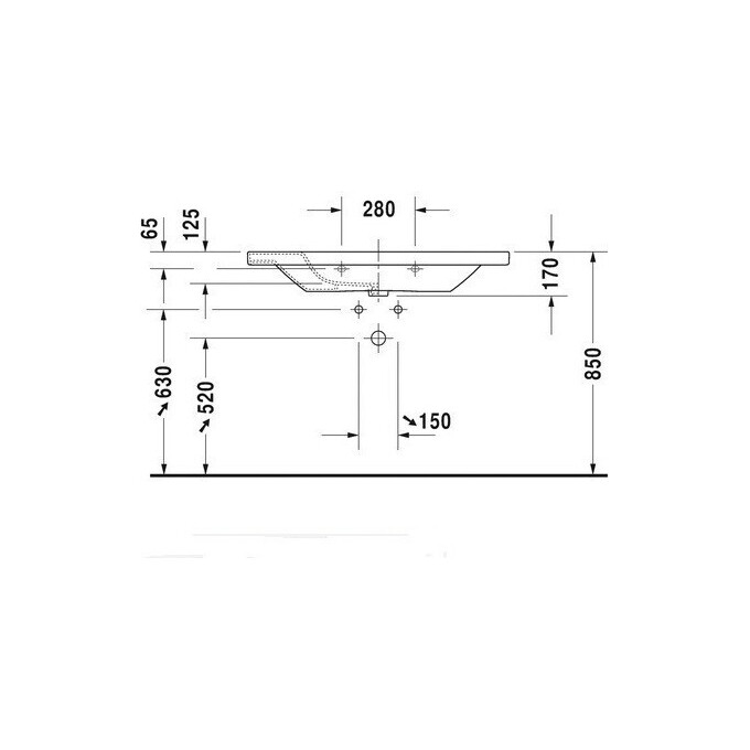 Раковина для мебели Duravit Durastyle 2320100000, фото 2