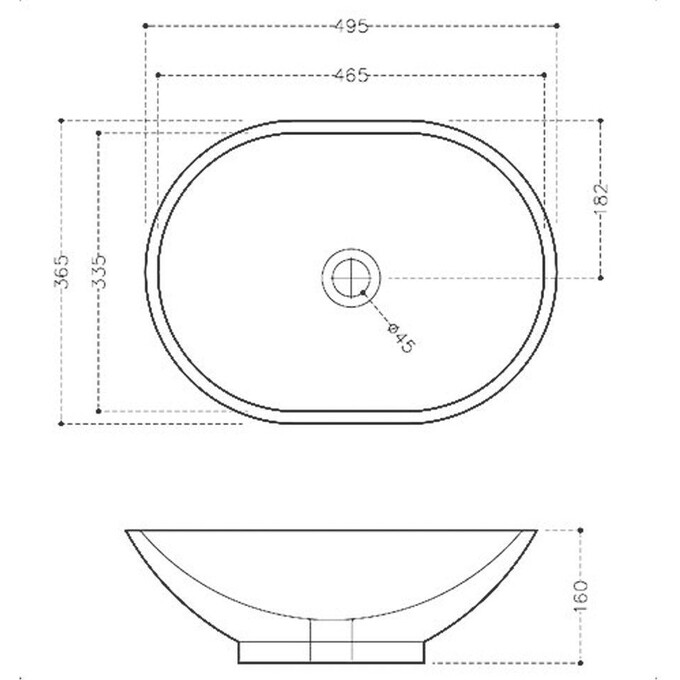 Умывальник накладной Jaquar Solo SLS-WHT-6901, фото 2