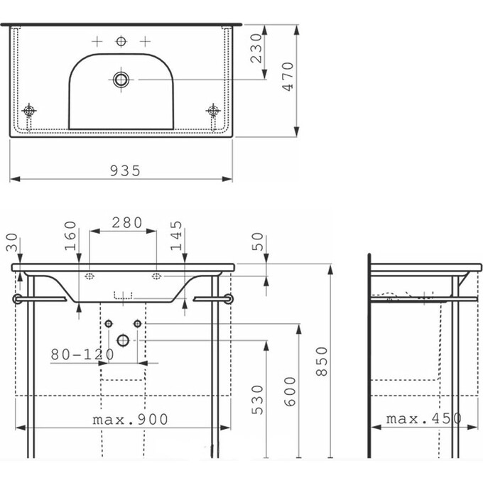 Раковина Laufen Living H8144360001041, фото 2