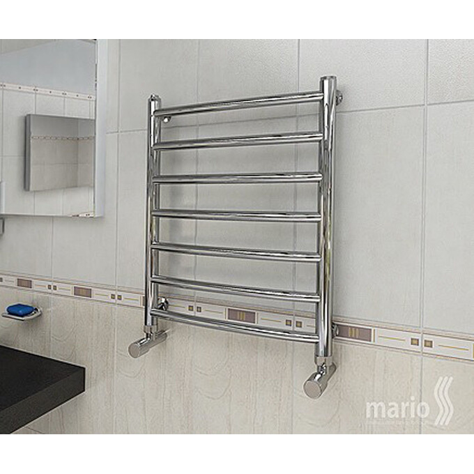 Водяной полотенцесушитель Mario Классик HP 1.3.0101.01.P (4820111351374, 800x430, хром/белый глянец/черный матовый/графит/золото/сатин/бронза), фото 4