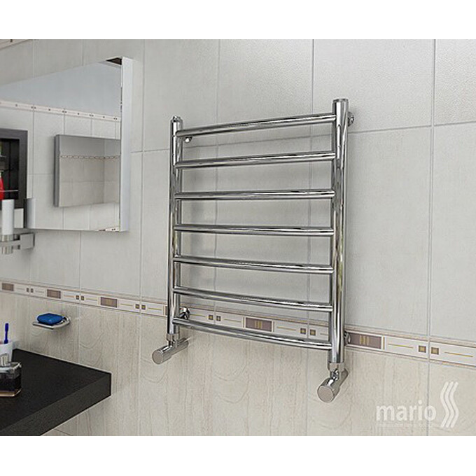 Водяной полотенцесушитель Mario Классик HP 1.3.0103.01.P (4820111351398, 1100x530, хром/белый глянец/черный матовый/графит/золото/сатин/бронза), фото 5